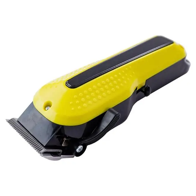 Машинка для стрижки волосся XPRO GM-6671 професійна бездротова з жовтими насадками (41290-6671_416) - фото 2