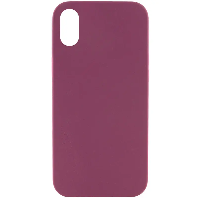 Чохол Silk Full Protective (AA) NO LOGO для Apple iPhone XS Max (6.5") Бордовий / Plum