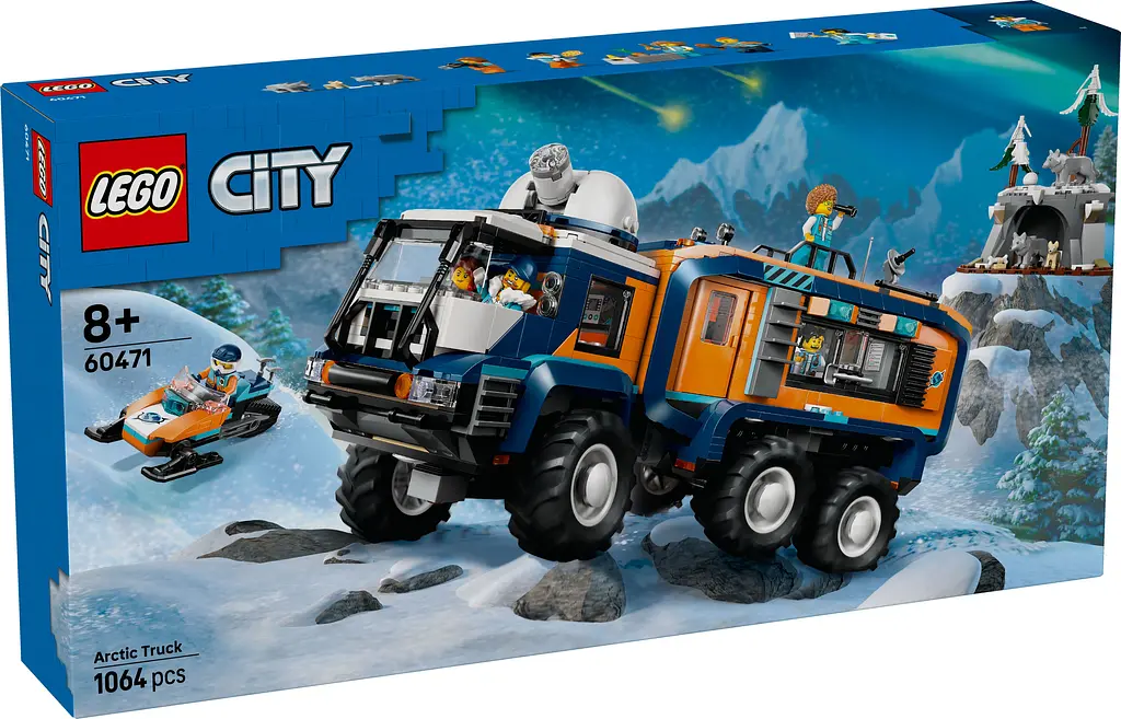 Конструктор LEGO City Арктична дослідницька вантажівка з науковою лабораторією 1064 деталі (60471) - фото 2