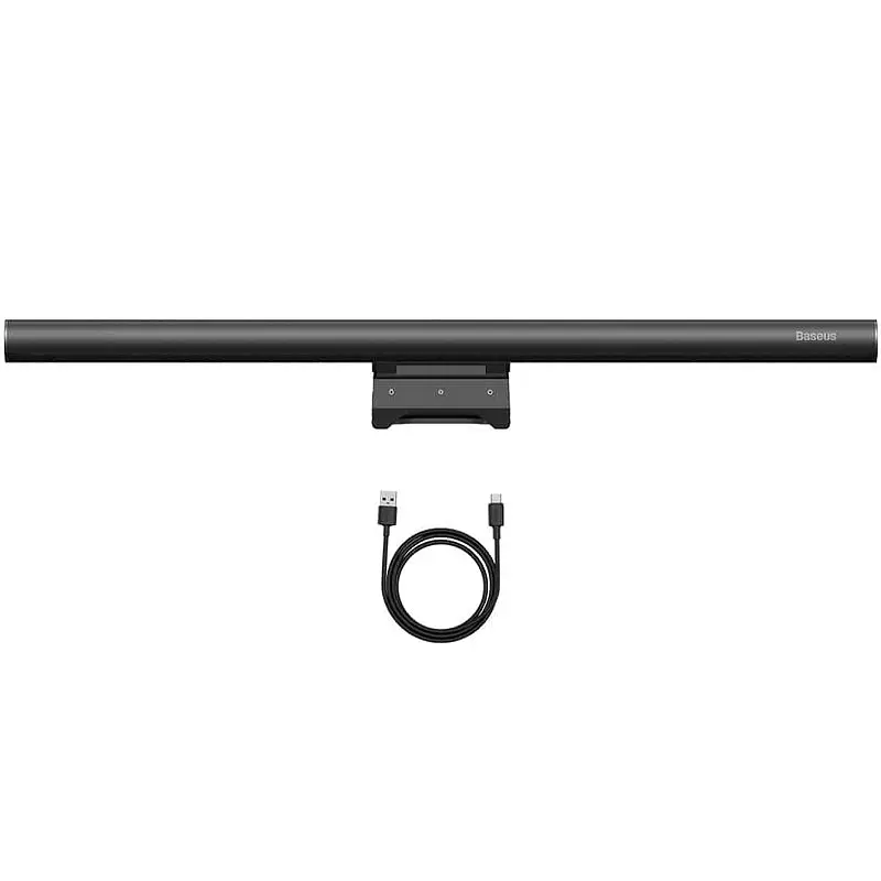 LED лампа для компьютера Baseus I-Wok2 Asymmetric Light Source Screen Hanging Light (Youth) Black - фото 2