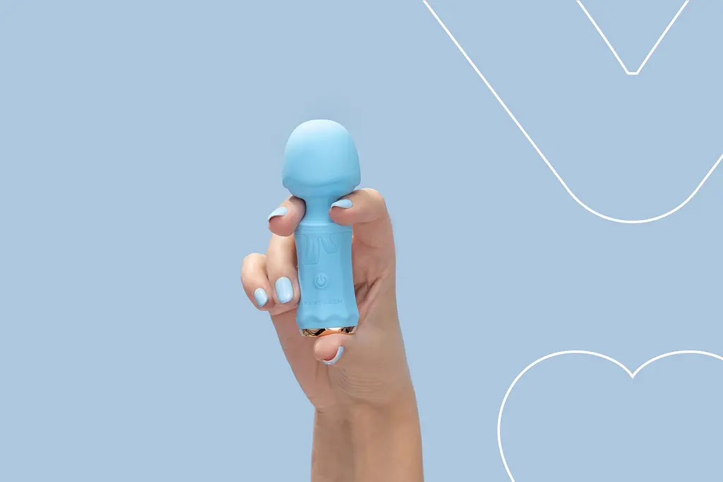 Вібратор FairyGasm SecretFuntasy 11 см блакитний - фото 2