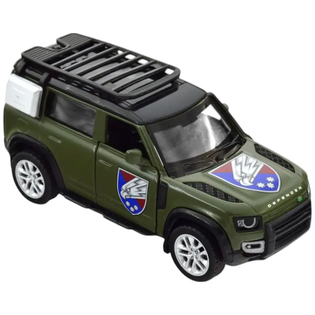 Автомодель TechnoDrive 250289M серія Шеврони Героїв Land Rover Defender 110, 25 ОПДБр - фото 7
