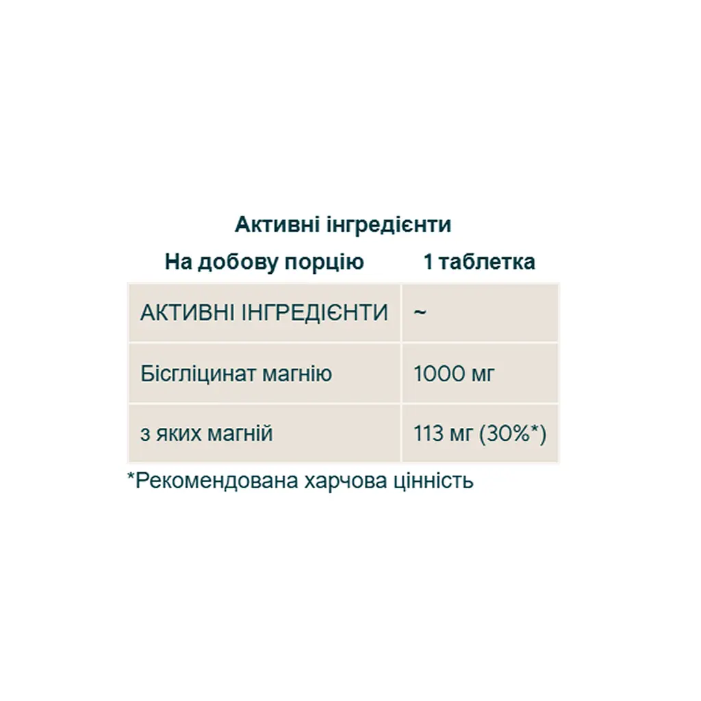 Магній Myprotein (Bisglycinate) - 90 таблеток, для м’язів і нервової системи - фото 2