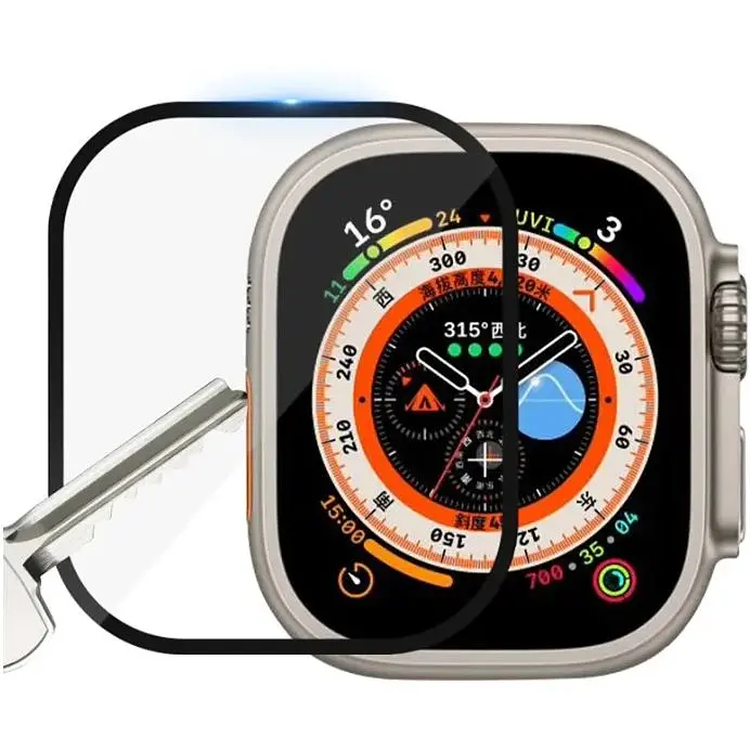 Защитная пленка DK для Apple Watch Ultra 49mm (Series 1 / 2) Composite Film box (014945) (black) - фото 4