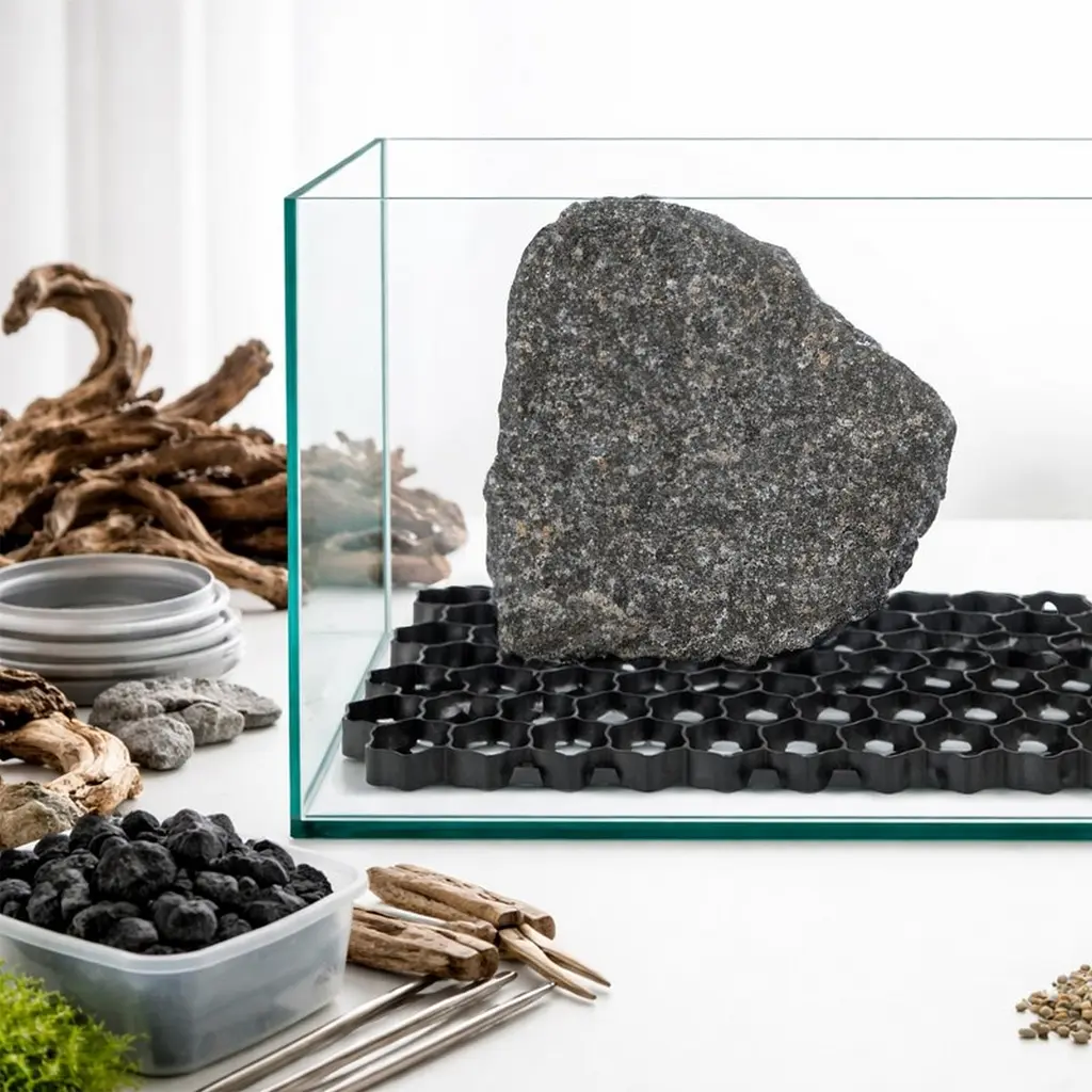 Решітка під ґрунт Kruger Meier Hardscape Grid 60x40 см для захисту дна акваріум - фото 6
