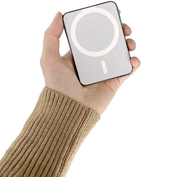 Зовнішній павербанк Remax 5000 mAh 20W RPP-509 MagSafe зі швидкою зарядкою PD+QC USB-C, Чорний - фото 7