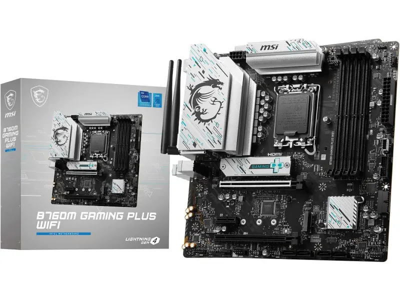 Материнська плата MSI B760M Gaming Plus WiFi (911-7D99-017) - фото 4