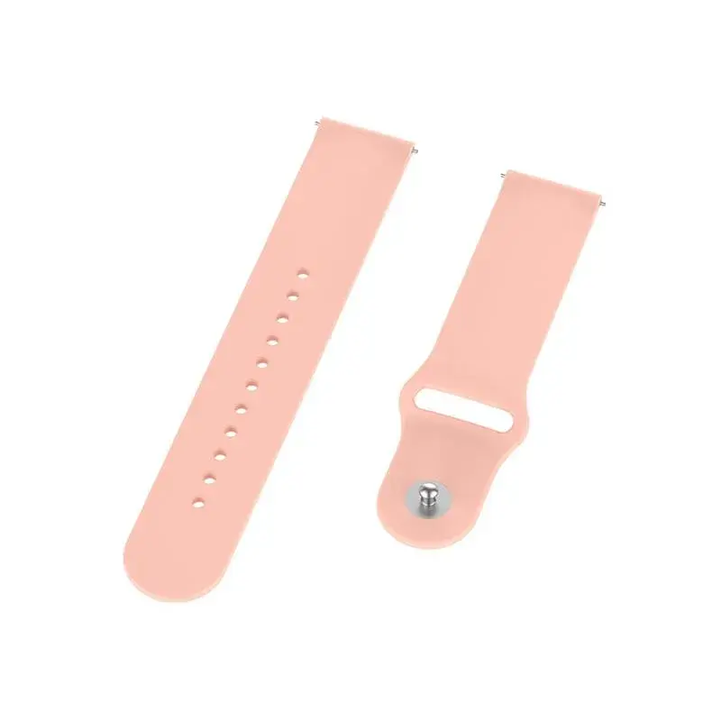 Силіконовий ремінець BeCover для Xiaomi iMi KW66/Mi Watch Color/Haylou LS01/Watch S1 Active Grapefruit-Pink (706351) - фото 3