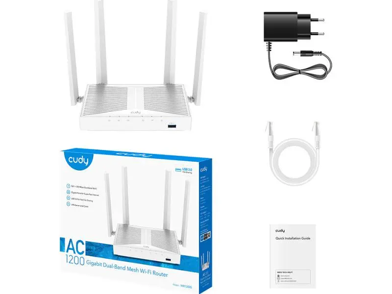 Wi-Fi-маршрутизатор CUDY WR1300S - фото 3