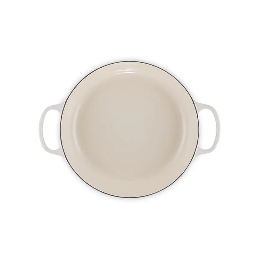 Каструля Le Creuset Signature Cast Iron Shallow Casserole 21180307164430 3.5 л 30 см бежева - фото 4