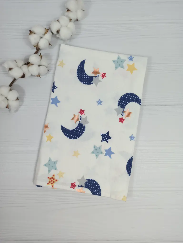 Набір пелюшок a.l.babybox Лисички на кульках 50х80/100х80 см 3 шт. Різнокольоровий (NA 18168543) - фото 5
