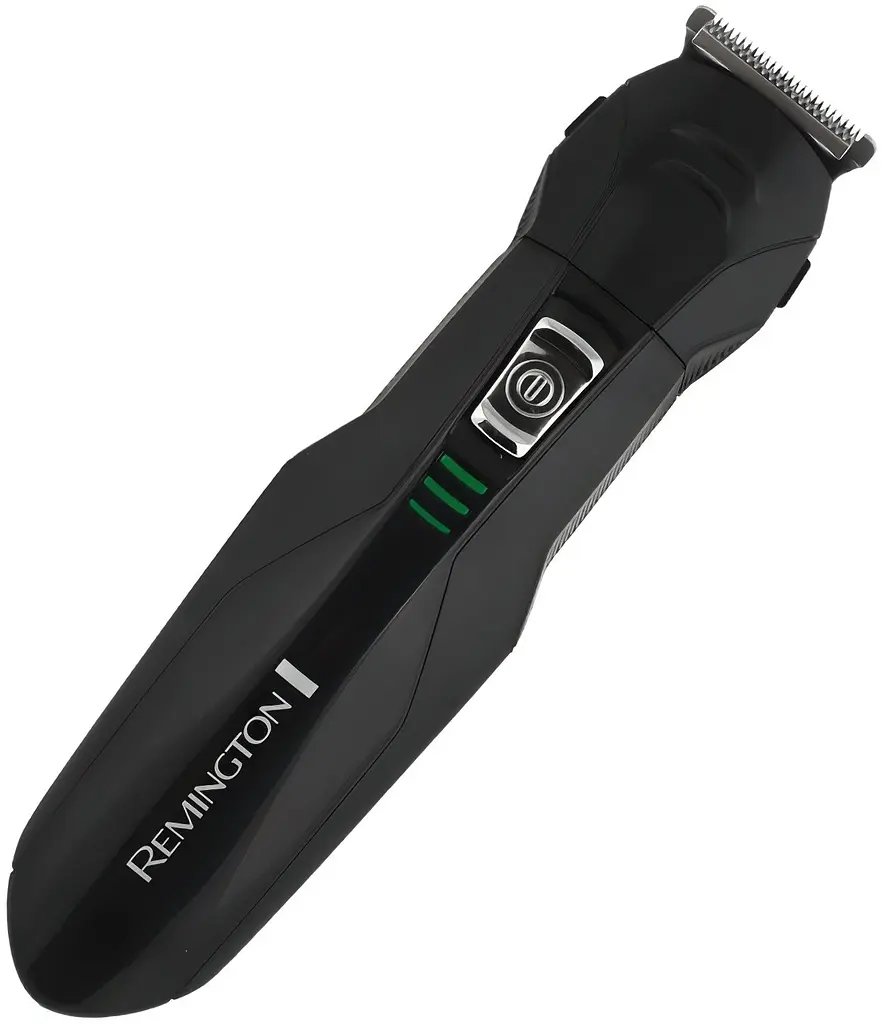 Remington Набір для стрижки, для бороди Edge all in one kit, вусів, голови, носа і тіла, акум., насадок-10, титан.напил., чорний - фото 2