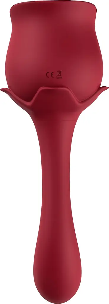 Вакуумний стимулятор клітора з вібрацією B - Series Joy Boss Series Rose бордовий - фото 8
