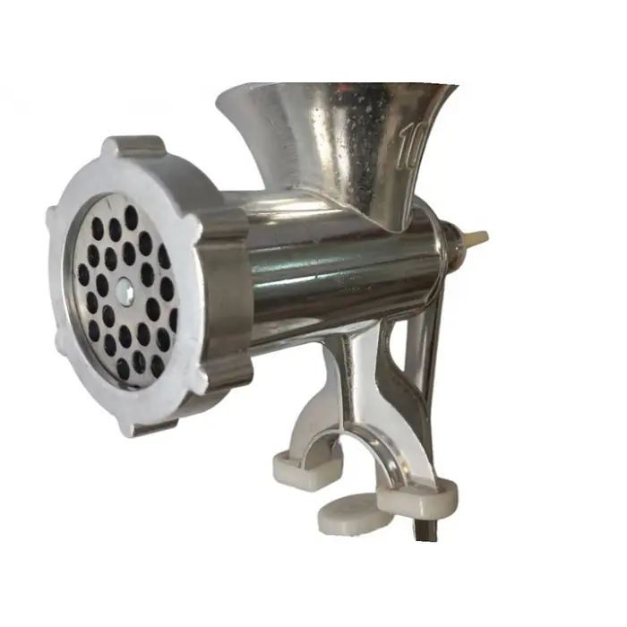 М’ясорубка ручна Meat Mincer, алюміній, 23×15×8.5 см, сіра - фото 2