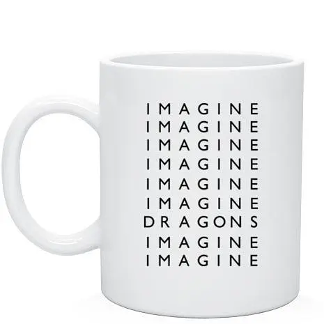 Кухоль GeekLand Imagine Dragons 330 мл сірий - фото 2