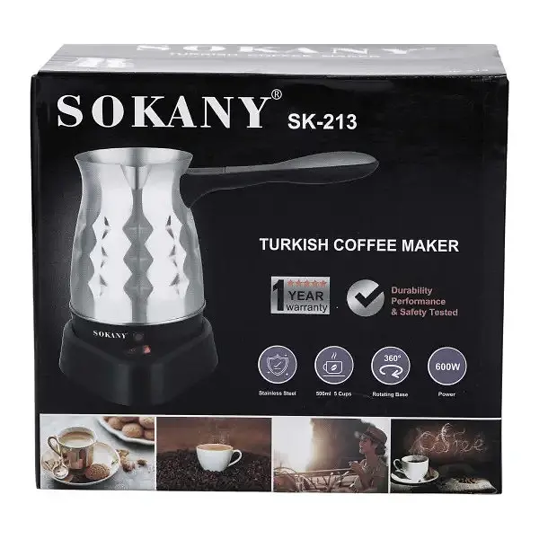 Електрична турецька кавоварка Sokany SK-213 - фото 10