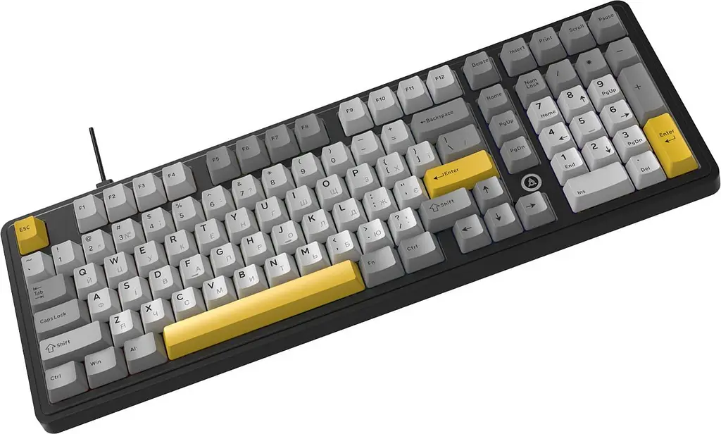 Клавиатура Ajazz AK980 MAX Magnetic switches Black Gray Yellow (AK980-MAX-M-BGY) - фото 5