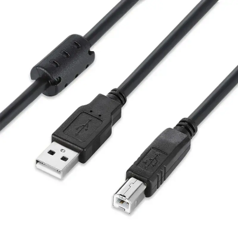 Кабель для принтера USB 2.0 AM/BM 2.0m black ColorWay (CW-CBUB072-BK) - фото 3