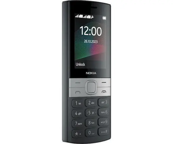 Кнопковий Телефон Nokia 150 2023 Dual Sim TA-1582 чорний (6438409089724) - фото 4