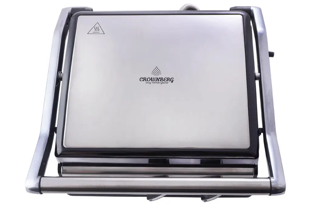 Прижимной контактный домашний электрический гриль Crownberg Cb-1041 2000W - фото 2
