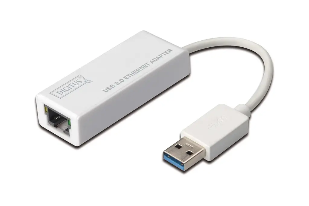 Адаптер Digitus USB 3.0 to Gigabit Ethernet, білий teh0018483 - фото 2