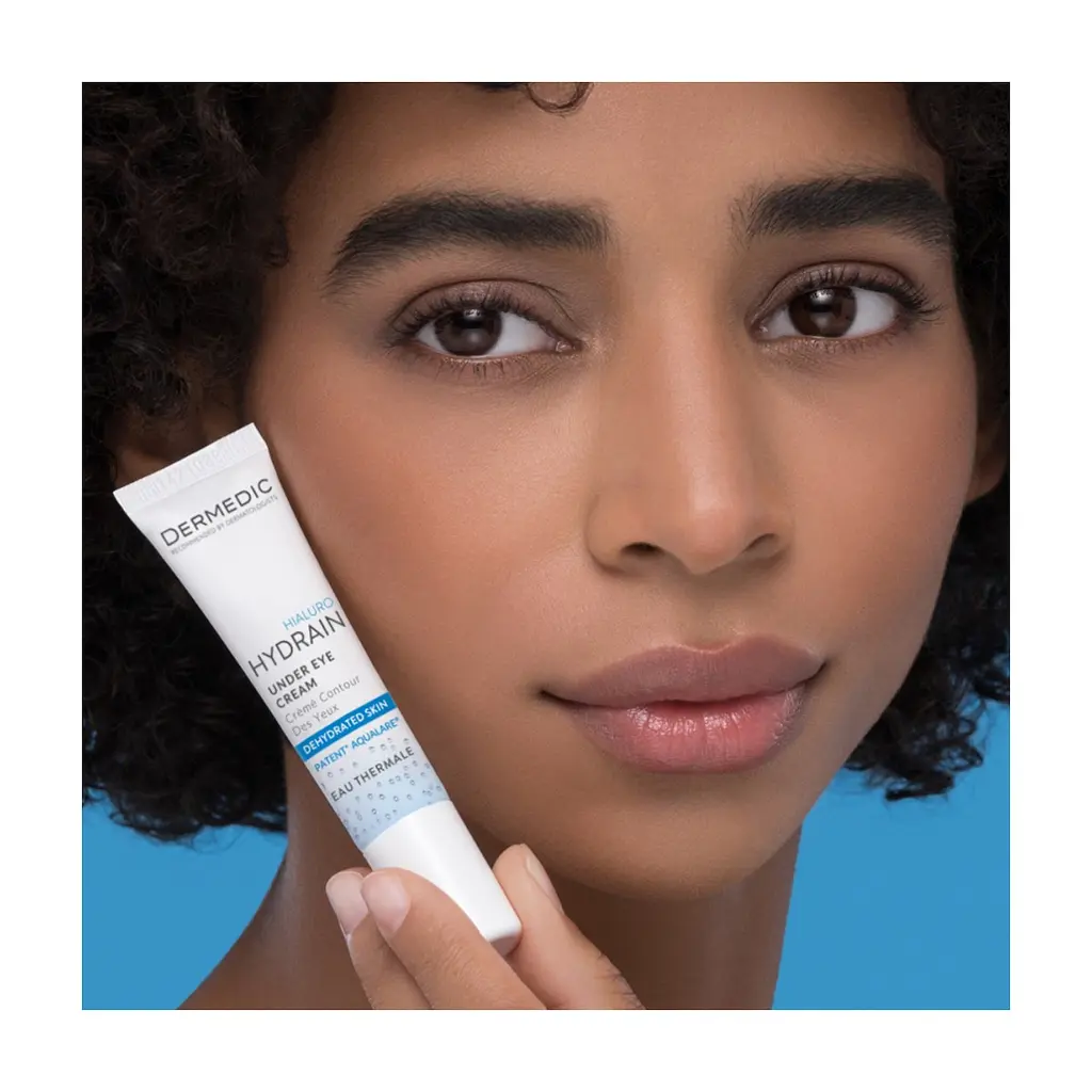 Крем для шкіри навколо очей Dermedic Hydrain 3 Hialuro Under-Eye Cream 15 мл (5906739783175) - фото 3