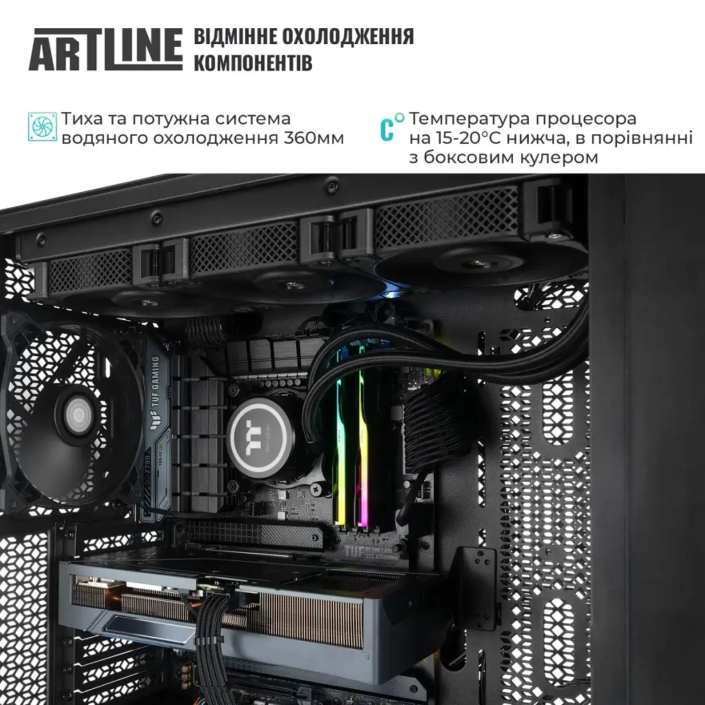 Графічна станція Artline WorkStation W96 Windows 11 Pro (W96v122Win) - фото 5