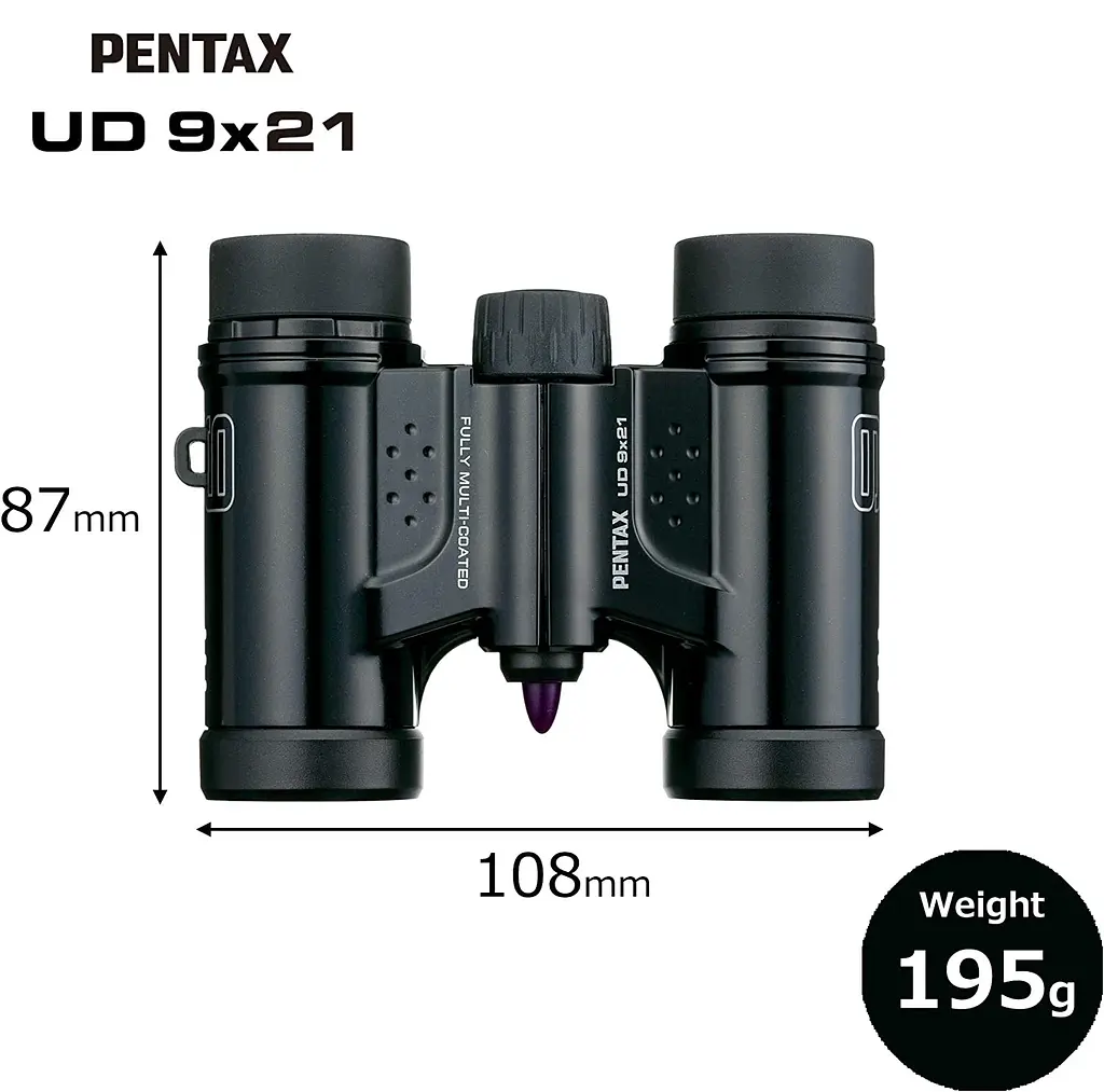 Бінокль Pentax UD 9x21 Black (61811) - фото 3