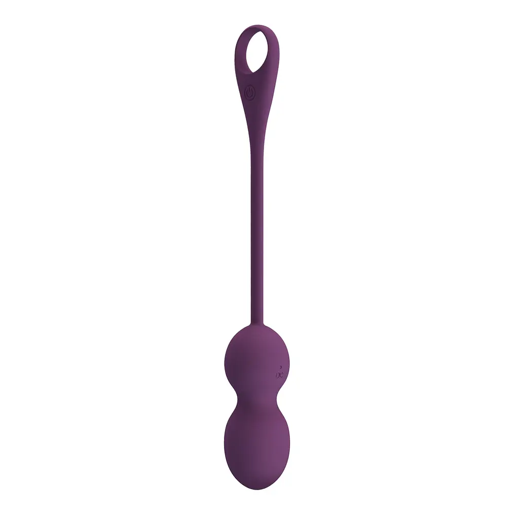 Вагінальні кульки Pretty love Elvira dark Purple, 12 vibration functions Mobile APP Long-distance Co PRETTY LOVE BI-210212HP-2 100022 - фото 6