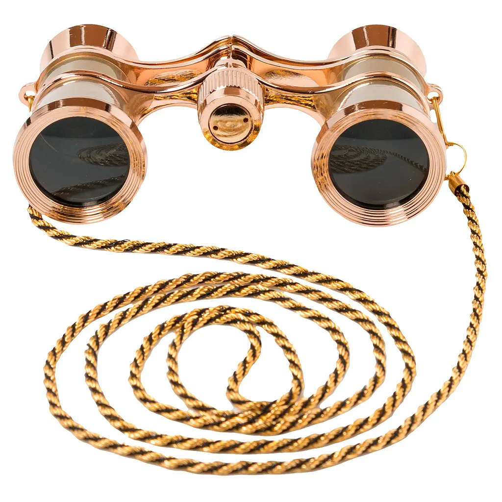 Театральний бінокль SIGETA TEATRUM C 3x25 Gold з ланцюжком (65876) - фото 3