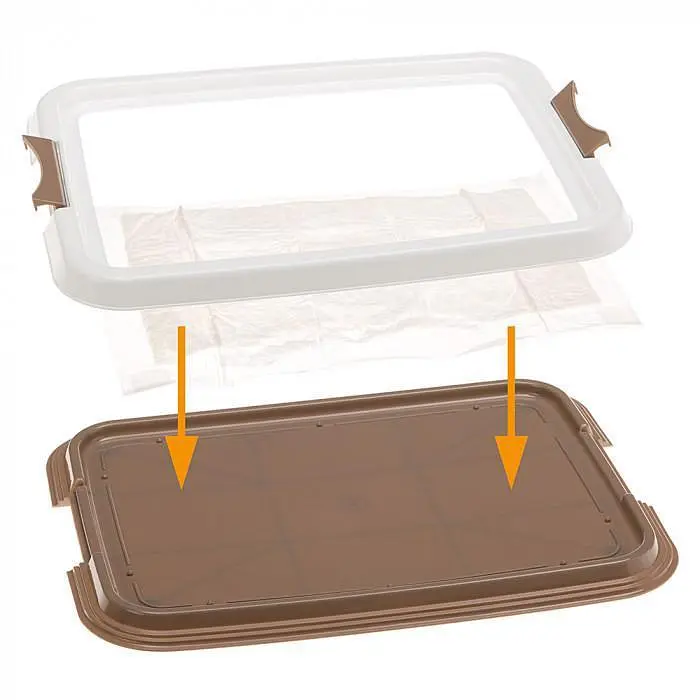 Лоток під гігієнічні пелюшки для собак Ferplast HYGIENIC PAD TRAY SMALL (FR85346311) - фото 3