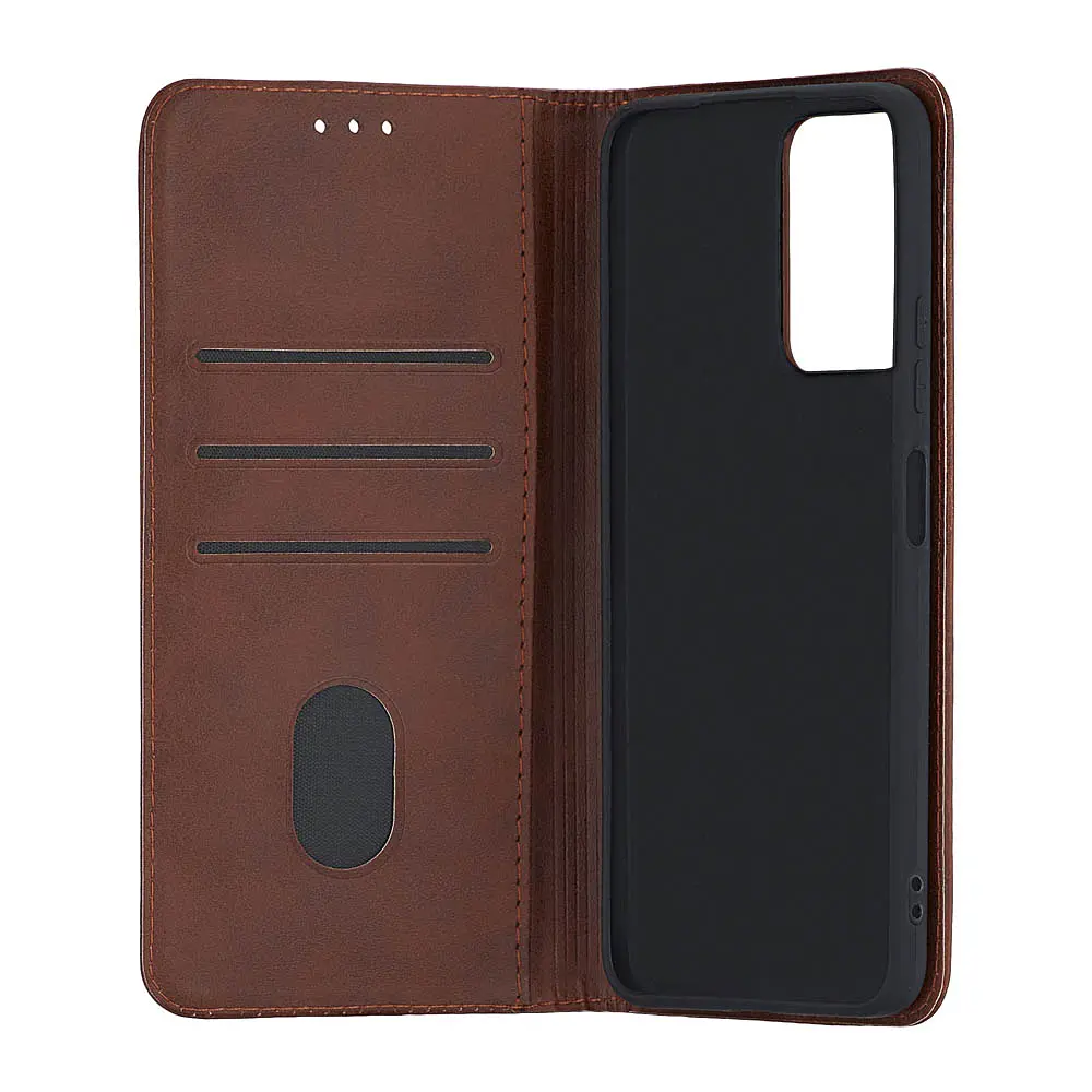 Чохол-книжка Premium Xiaomi Redmi Note 12 5G / Poco X5 5G Dark Brown - фото 3