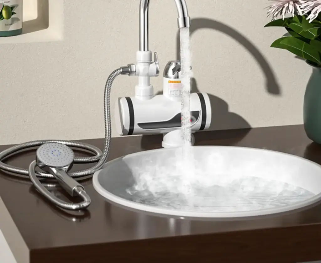 Кран-водонагрівач із душем нижнє під'єднання Instant electric heating water Faucet FT-001 - фото 5