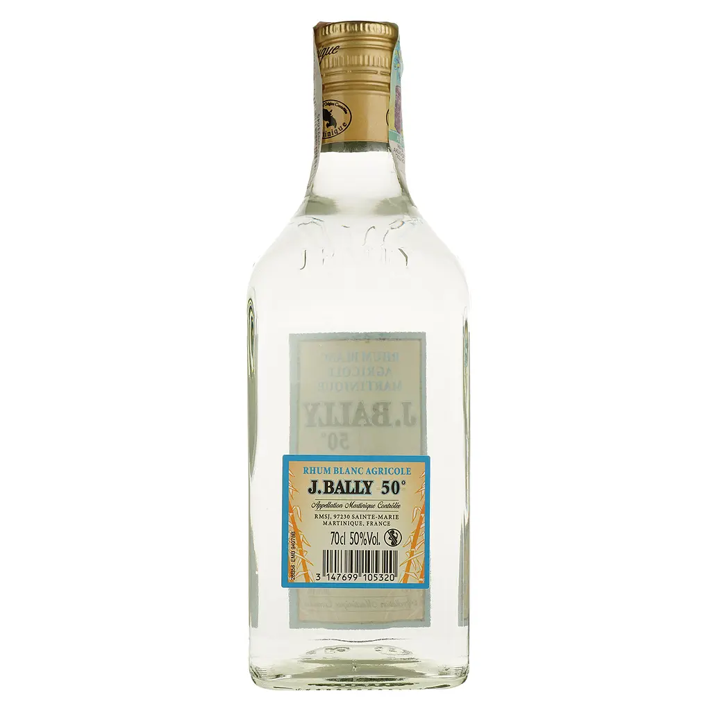 Ром J.Bally Blanc Agricole Martinique 50% 0.7 л - фото 2