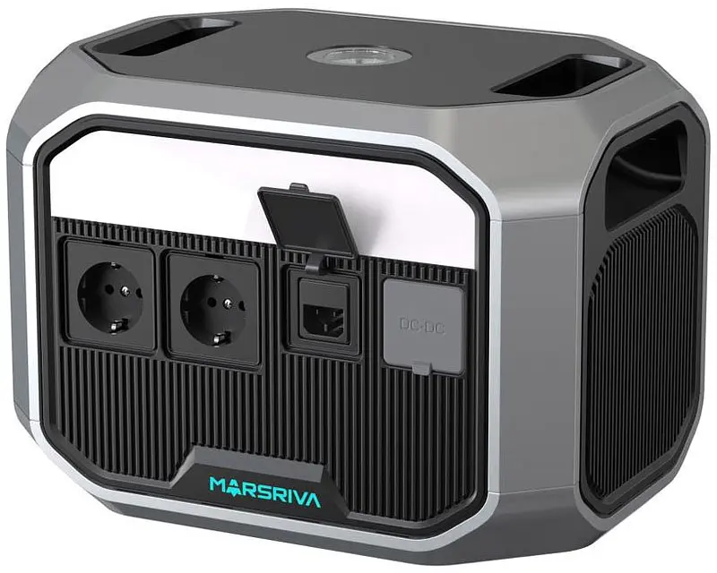 Зарядна станція Marsriva MP12 (1310 Вт/г) 1200W UPS, MPPT, LiFePO4, BT Speaker/FM/Mic, Wir.Charg.15W - фото 4