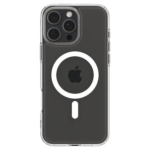 Чехол Spigen Crystal Hybrid with MagSafe White для iPhone 16 Pro Max (ACS08032) - фото 2
