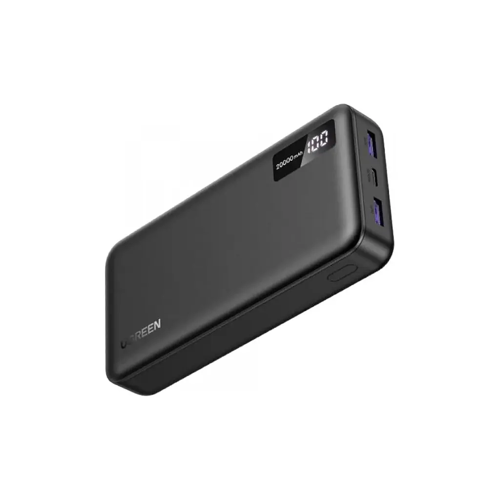 Батарея універсальна Ugreen 20000mAh 22,5W PD, 2хUSB-A, 2xUSB-C Black (PB312) (25683) - фото 2