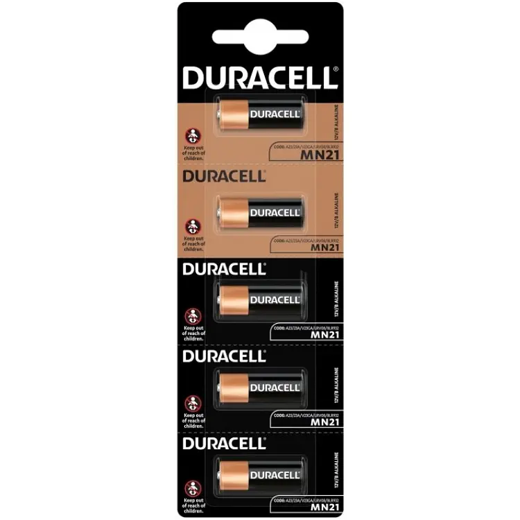 Батарейка Duracell 23A MN21 Alkaline 12V 5 шт./уп