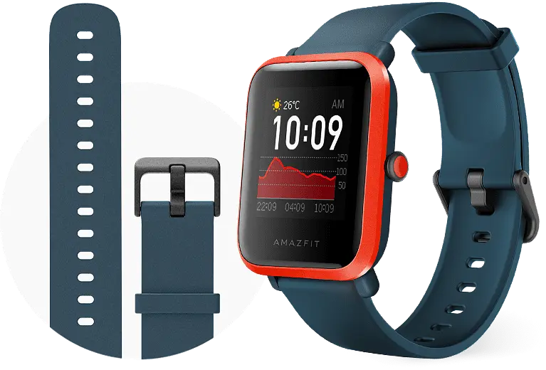 Смарт-часы Amazfit Bip S Orange A1821 - фото 2