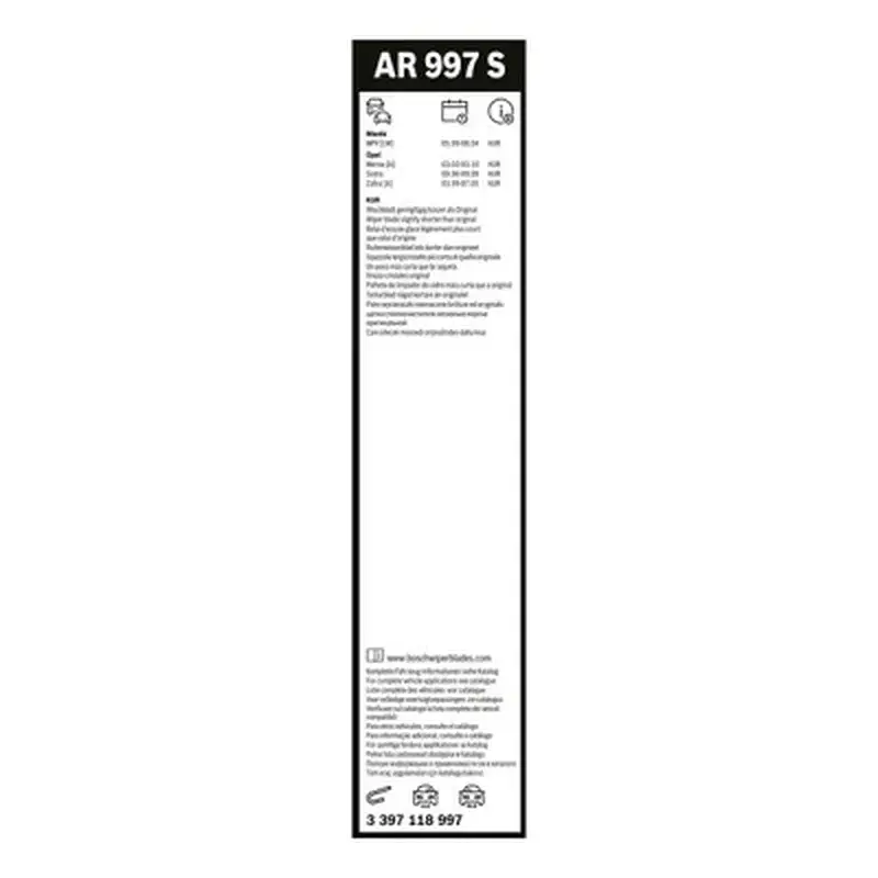 Щітка склоочисника Bosch 3 397 118 997 - фото 5