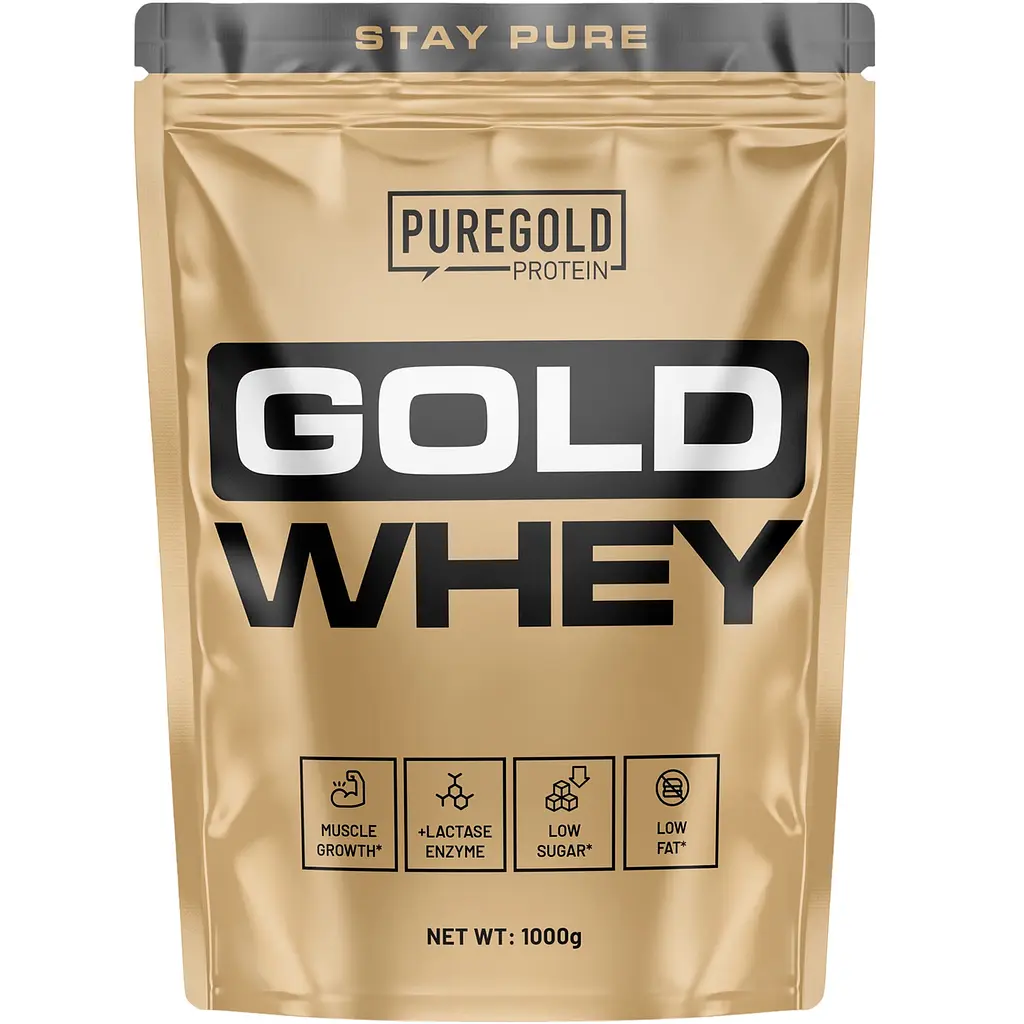 Протеїн Pure Gold Полуничний мілкшейк сироватковий 1000 г