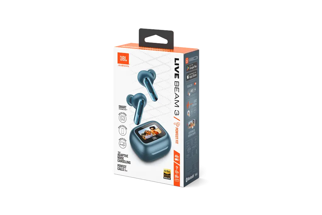 Навушники бездротові JBL Live Beam 3 (JBLLIVEBEAM3BLU) сині - фото 10