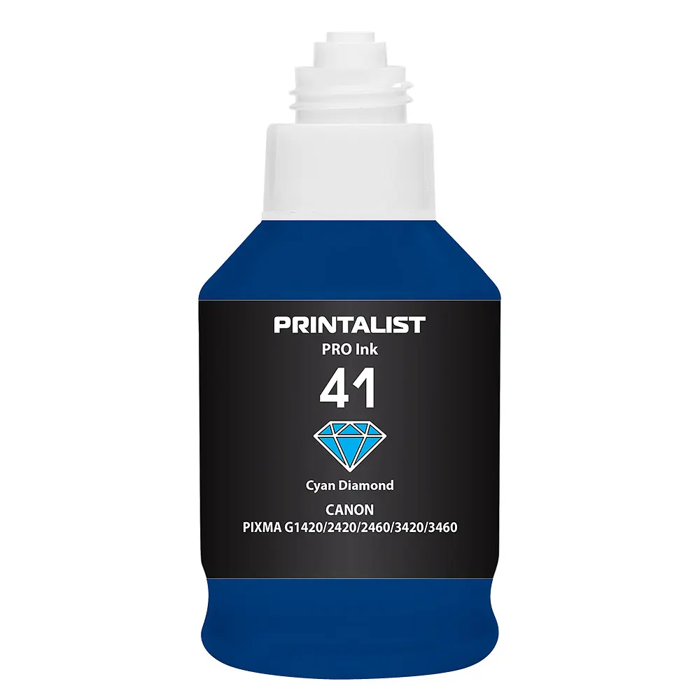 Чорнило PRINTALIST GI-41 для Canon Pixma G2420/3420 190г Cyan водорозчинне (PL41C) - фото 7
