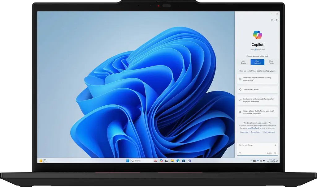 Ноутбук Lenovo ThinkPad T14-G5 14' WUXGA IPS AG, Intel U7-165H, 32GB, F1TB, UMA, Win11P, чорний (21ML004QRA) - фото 4