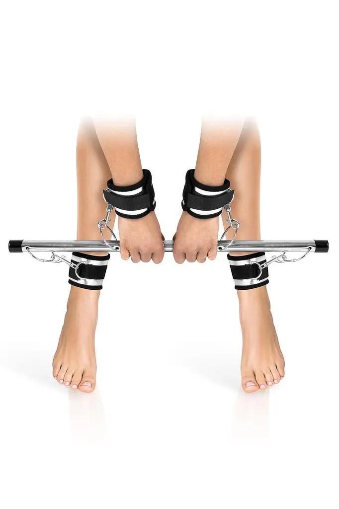Фиксатор для рук и ног Fetish Tentation Submission bar with 4 cuffs - фото 3