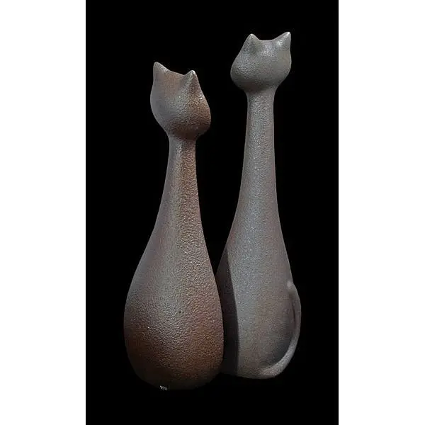 Статуетка Linea Sette Ceramiche N700/A Кіт 36 см, коричнева - фото 4