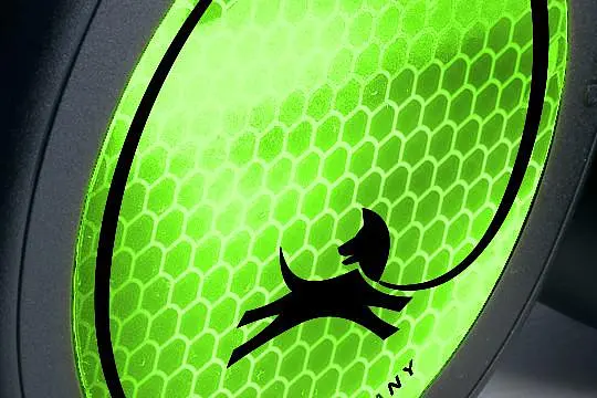 Повідець-рулетка Flexi New Neon для собак що світиться в темряві стрічка М зелений - фото 3