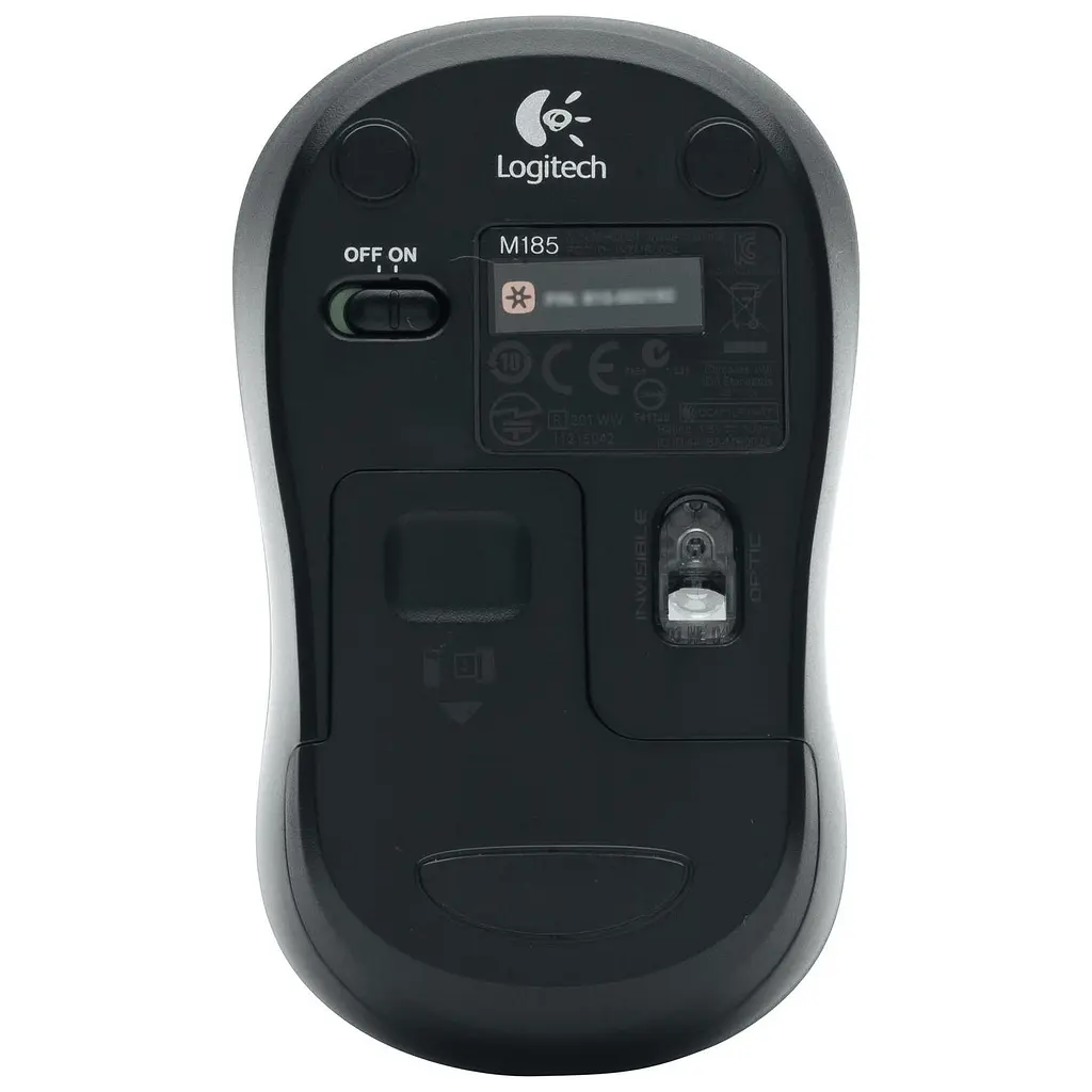 Мышь Logitech M185 Wireless Mouse Grey (910-002235, 910-002238, 910-002252) - фото 5