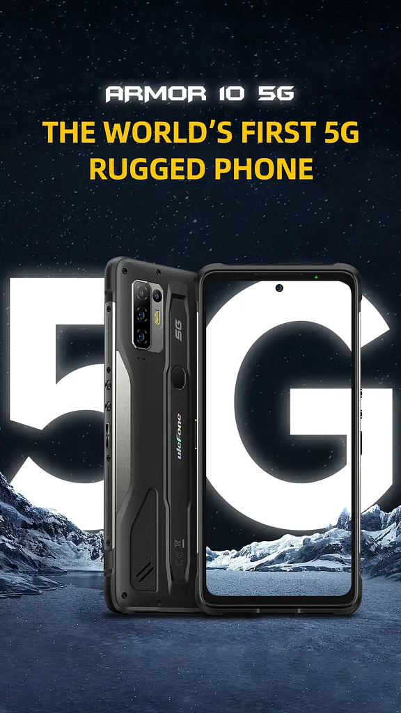 Смартфон Ulefone Armor 10 5G 8/128Gb Black [65296] - фото 2