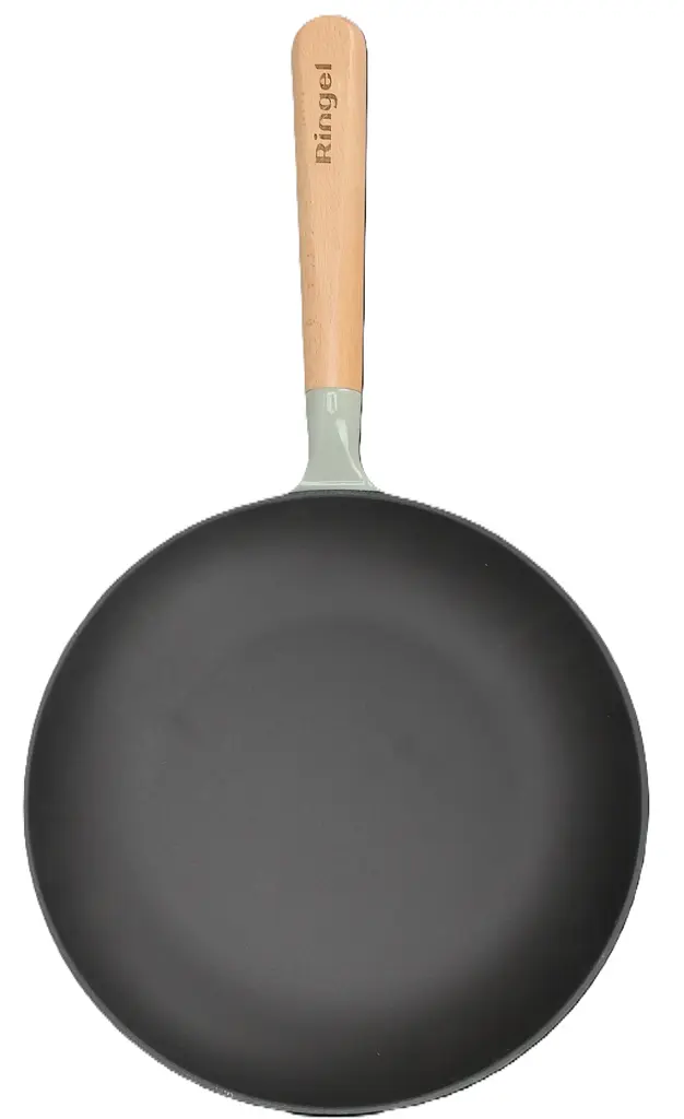 Сковорода Ringel PrimaVera чугунная WOK 26 см без крышки (RG-1147-26/w ci) - фото 4